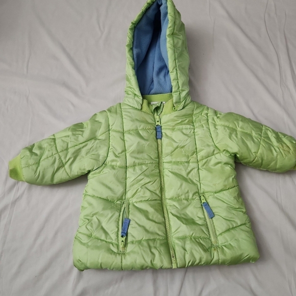 Kids connection infant boy 12m green puffer jacket #CD3 - Picture 1 of 2